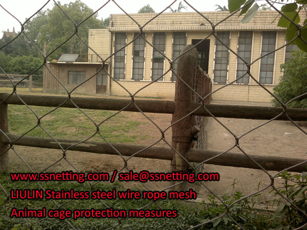 Medidas de protección de la jaula de animales.