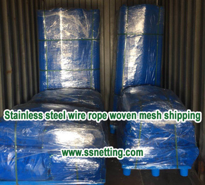 Stainless steel wire rope woven mesh shipping.jpg