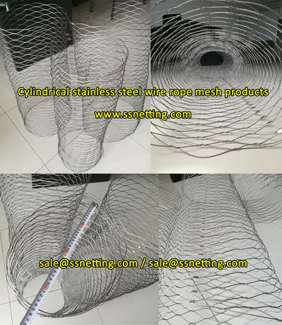 Cylindrical stainless steel wire rope mesh products.jpg
