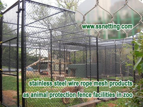 stainless steel wire rope mesh products as animal protection fence facilities in zoo .jpg